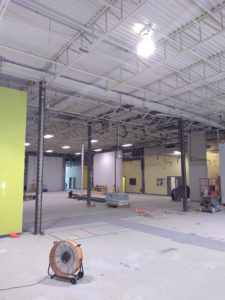 Picture of Ongoing Construction with equipment set in place