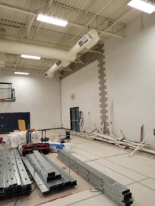 renovating gym