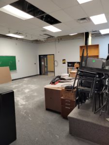 Renovating music room