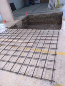 soon-to-be filled footing